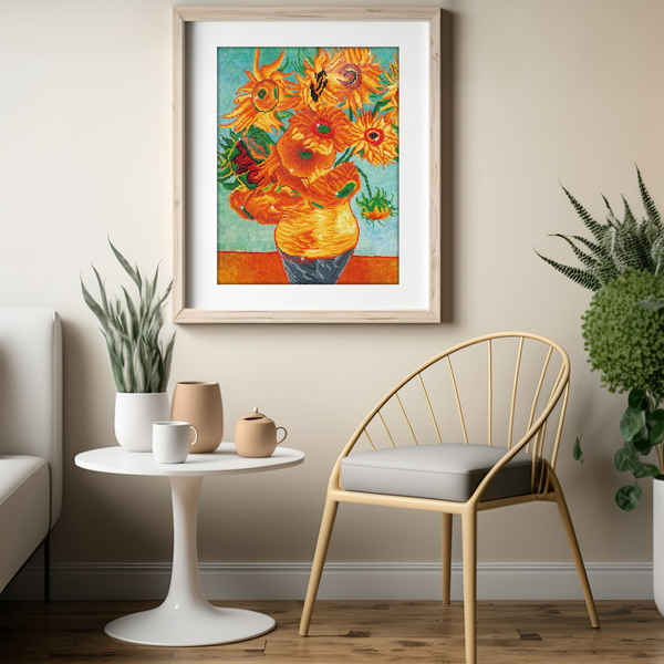 Dotz Diamond Dotz Sunflowers (Van Gogh) - 22.0" X 28.0"