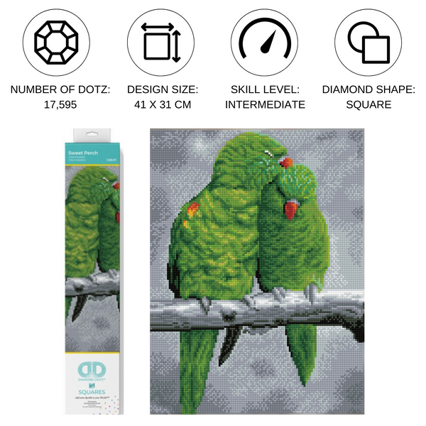 Dotz Diamond Dotz Sweet Perch - 12.2" X 16.1"