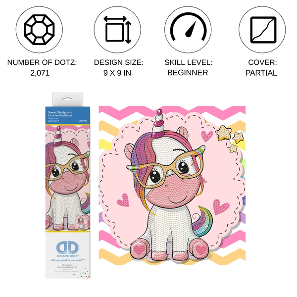 Dotz Diamond Dotz Sweet Studycorn - 9.1" X 9.8"