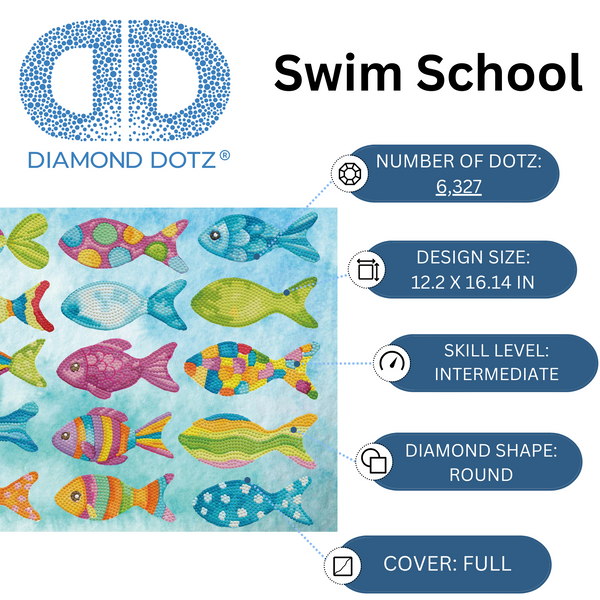 Dotz Diamond Dotz Swim School - 16.1" X 12.2"
