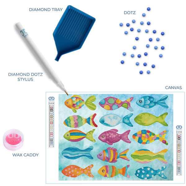 Dotz Diamond Dotz Swim School - 16.1" X 12.2"