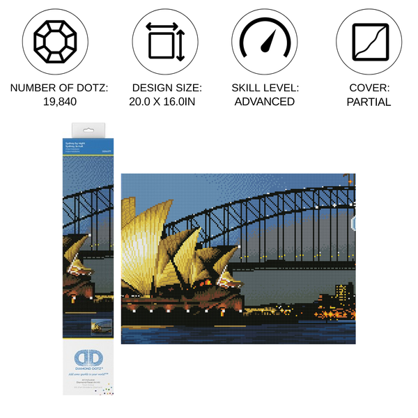 Dotz Diamond Dotz Sydney By Night - 16.0" X 20.0"