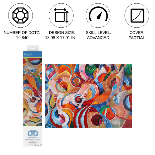 Dotz Diamond Dotz Symphony - 17.9" X 14.0"