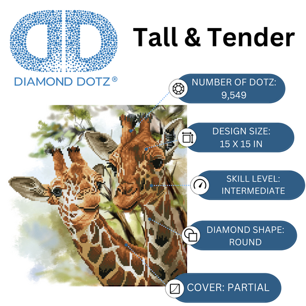 Dotz Diamond Dotz Tall & Tender - 15.8" X 15.8"