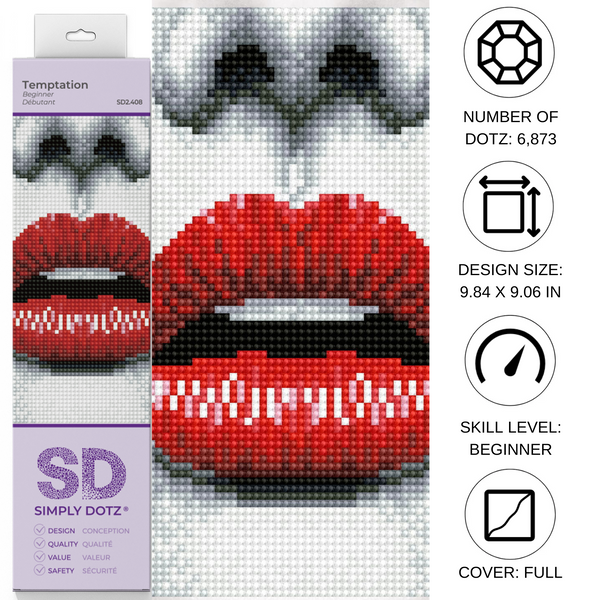 Dotz Diamond Dotz Temptation - 9.8" X 9.1"