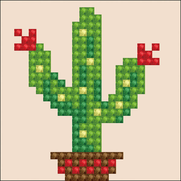 Dotz Diamond Dotz Texas Bloom With Frame - 3.0" X 3.0"