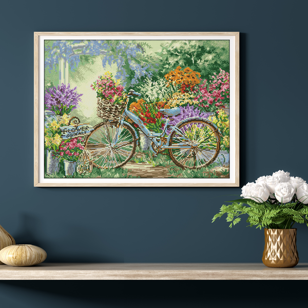 Dotz Diamond Dotz The Flower Mart - 26.4" X 19.7"