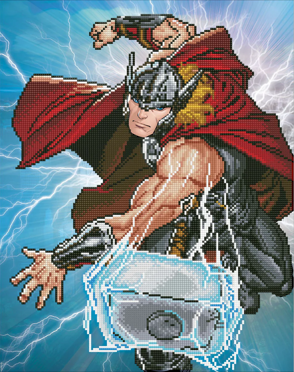 dotz Diamond Dotz Thor Strikes - 16.5" x 20.9"