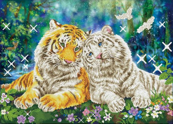 dotz Diamond Dotz Tiger Smooch - 21.7" x 30.3"