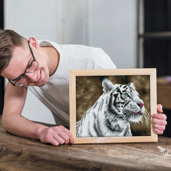 Dotz Diamond Dotz Tigre Blanc - 16.1" X 12.2"