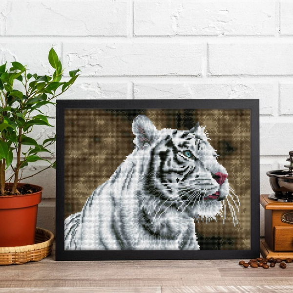 Dotz Diamond Dotz Tigre Blanc - 16.1" X 12.2"