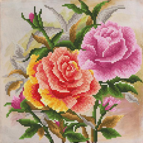 dotz Diamond Dotz Timeless Roses - 12.6" x 12.6"