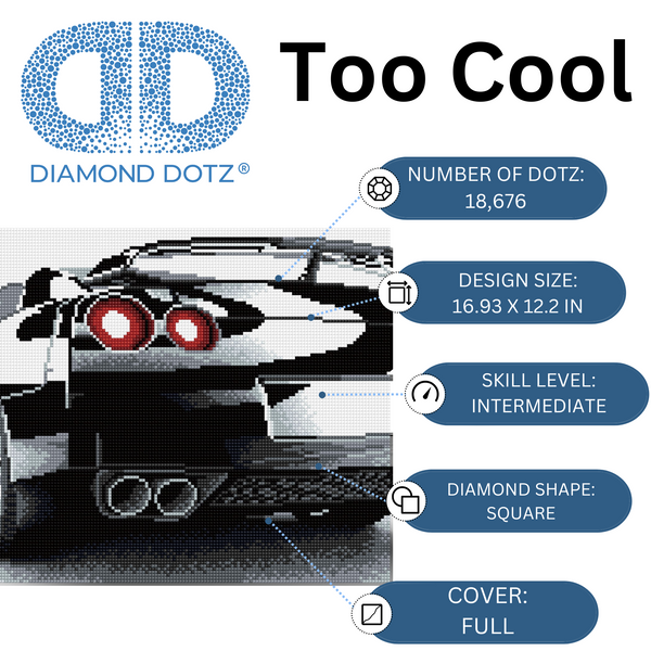 Dotz Diamond Dotz Too Cool - 16.9" X 12.2"
