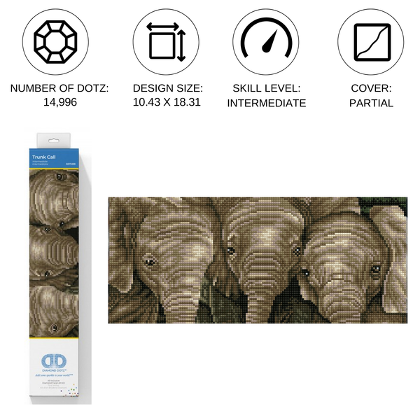 Dotz Diamond Dotz Trunk Call - 10.4" X 18.3"