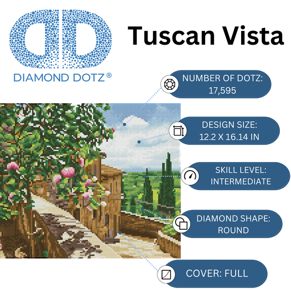 Dotz Diamond Dotz Tuscan Vista - 16.1" X 12.2"