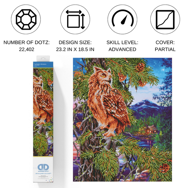 Dotz Diamond Dotz Twilight Wisdom - 18.5" X 23.2"