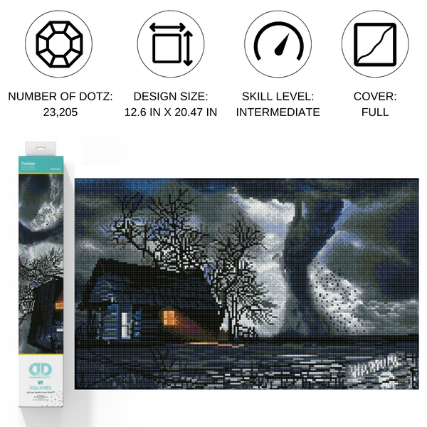 Dotz Diamond Dotz Twister - 20.5" X 12.6"