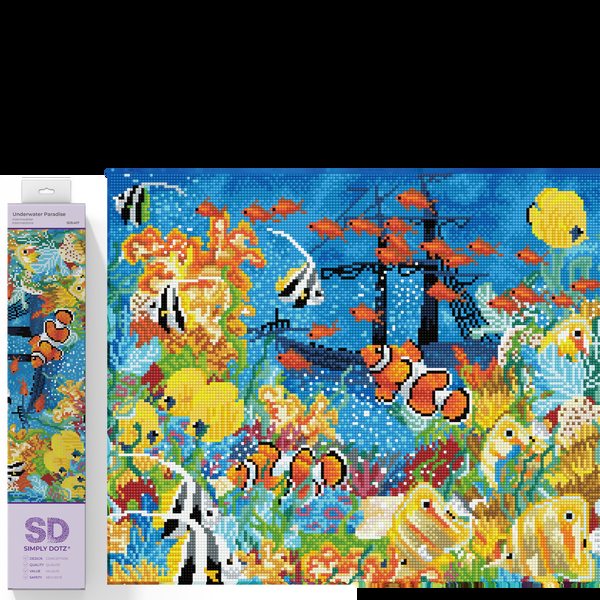 Dotz Diamond Dotz Underwater Paradise - 20.1" X 16.1"