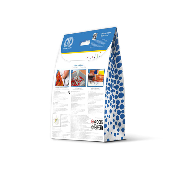 Dotz Diamond Dotz Uni Puss Framed Kit - 4.0" X 4.0"