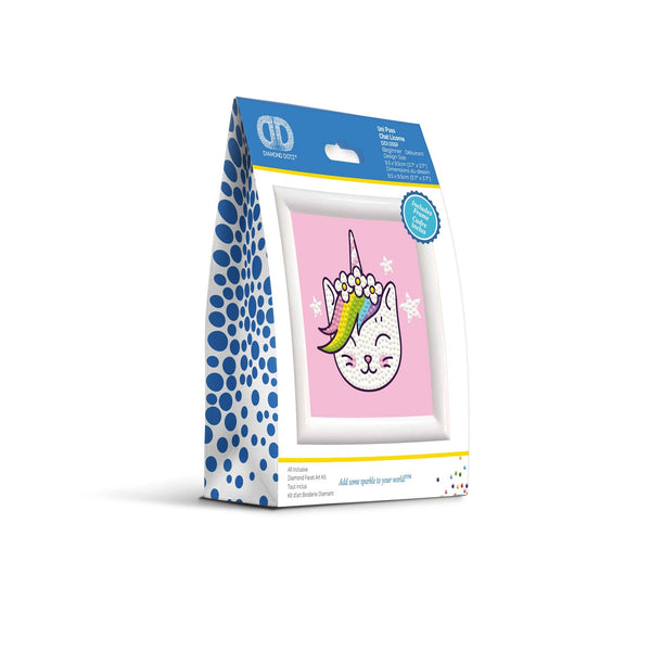 dotz Diamond Dotz Uni Puss Framed Kit - 4.0" x 4.0"