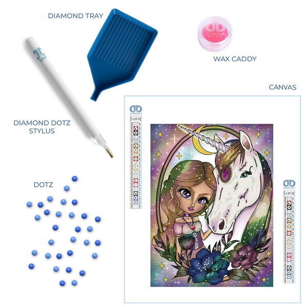Dotz Diamond Dotz Unicorn - 11.8" X 15.8"