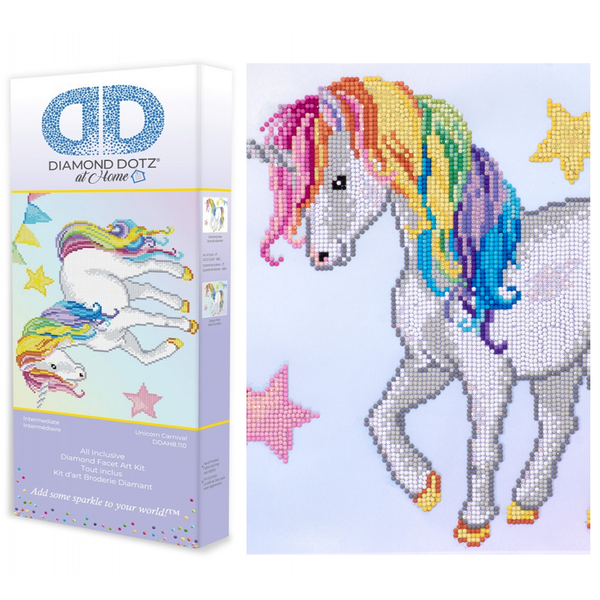 Dotz Diamond Dotz Unicorn Carnival - 16.1" X 12.2"