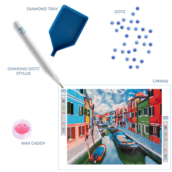 Dotz Diamond Dotz Venice Afternoon - 20.1" X 16.1"