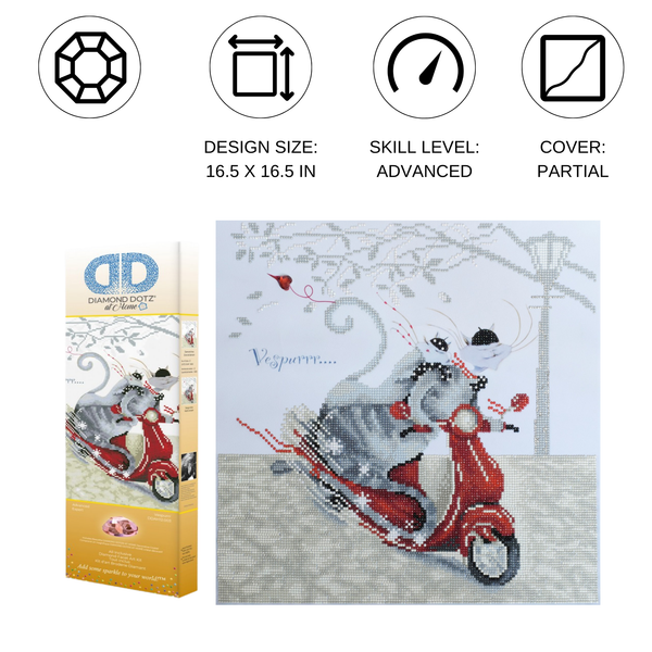 Dotz Diamond Dotz Vespurrr - 16.5" X 16.5"