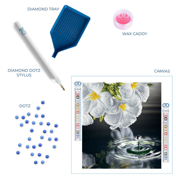 Dotz Diamond Dotz Water Droplet - 12.6" X 13.8"