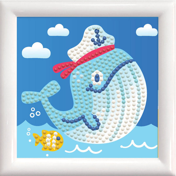 Dotz Diamond Dotz Whale Song Framed Kit - 4.0" X 4.0"