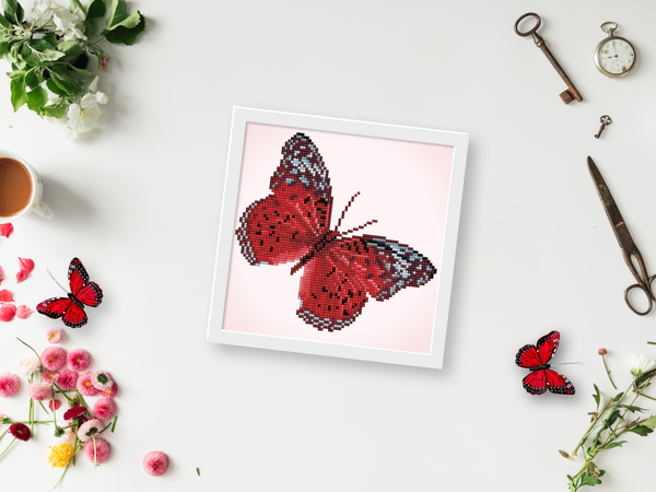 Dotz Diamond Dotz Whisper Red - 9.1" X 9.1"