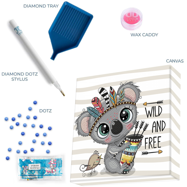 Dotz Diamond Dotz Wild & Free - 8.7" X 8.7"