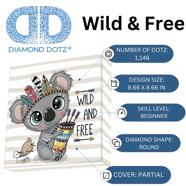 Dotz Diamond Dotz Wild & Free - 8.7" X 8.7"