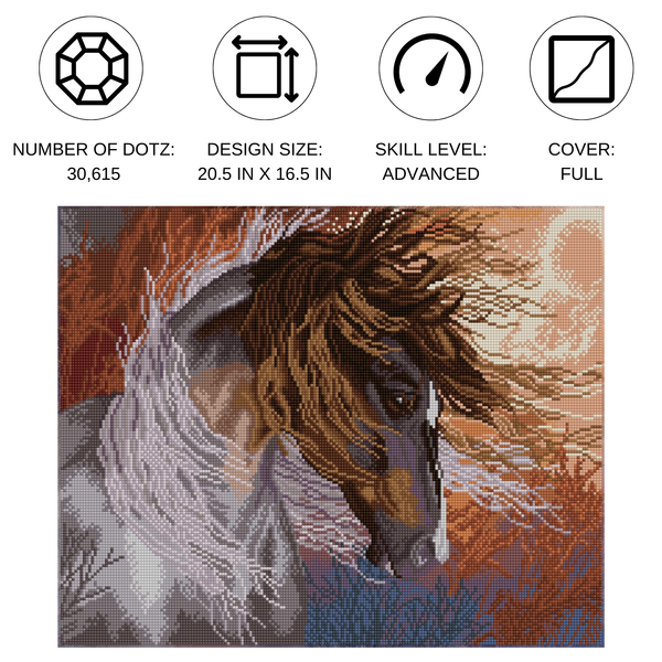 Dotz Diamond Dotz Wind Stalker - 20.5" X 16.5"