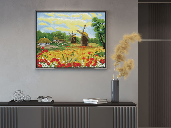 Dotz Diamond Dotz Windmill Days - 20.5" X 16.5"