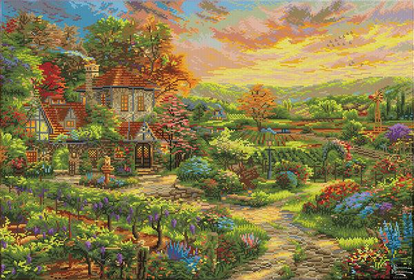 dotz Diamond Dotz Wine Country Living - 35.4" x 24.0"