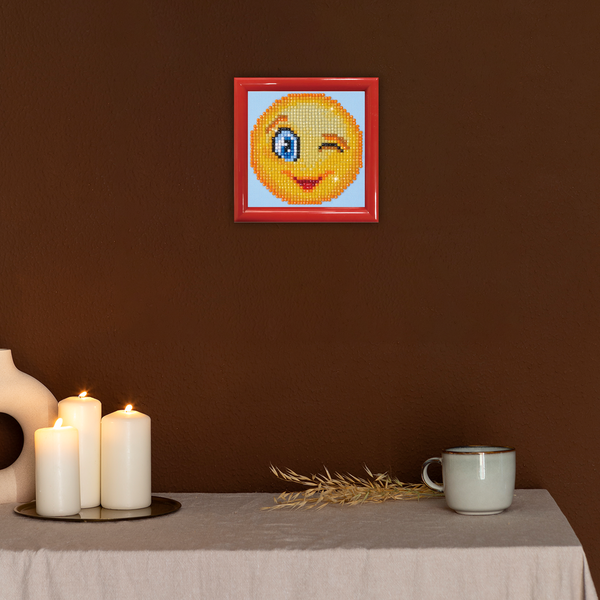 Dotz Diamond Dotz Wink Wink With Frame - 4.0" X 4.0"