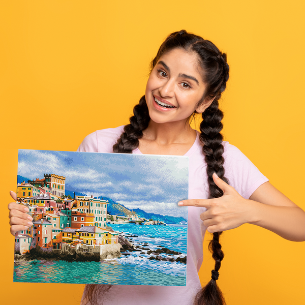 Dotz Diamond Dotz Winter Day View - 24.8" X 18.5"