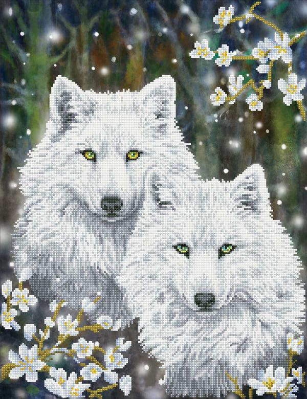 dotz Diamond Dotz Winter Wolves - 20.1" x 26.0"