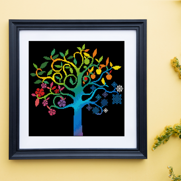 Dotz Diamond Dotz Wishing Tree - 16.1" X 16.1"