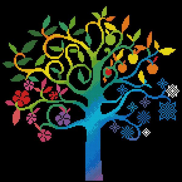 dotz Diamond Dotz Wishing Tree - 16.1" x 16.1"