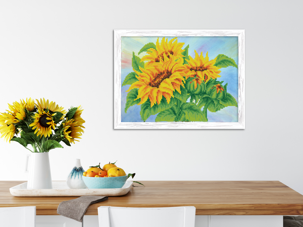 Dotz Diamond Dotz Wistful Sunflowers - 14.6" X 10.6"