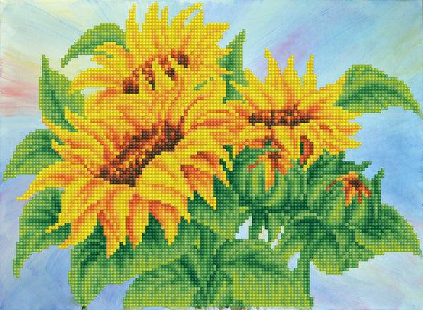 dotz Diamond Dotz Wistful Sunflowers - 14.6" x 10.6"