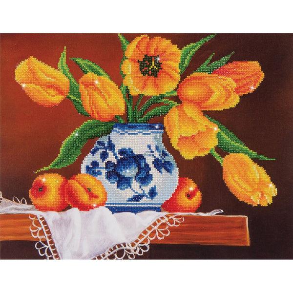 dotz Diamond Dotz Yellow Tulips - 20.0" x 16.0"