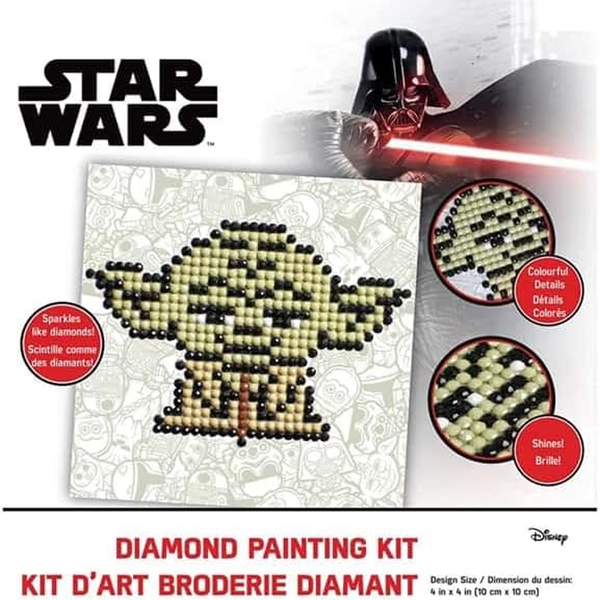 Dotz Diamond Dotz Yoda Fun - 3.9" X 3.9"