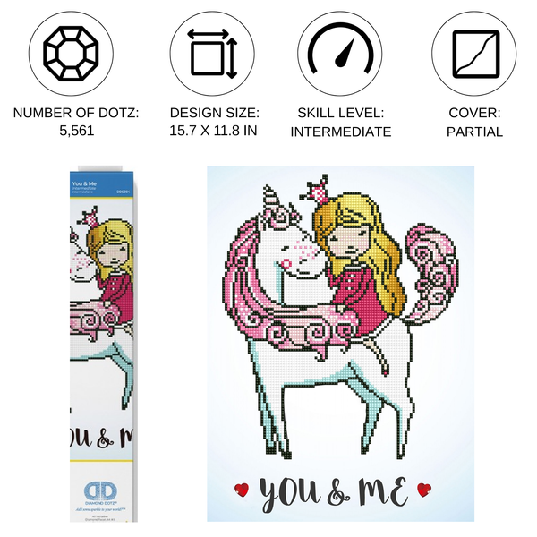 Dotz Diamond Dotz You & Me - 11.8" X 15.8"