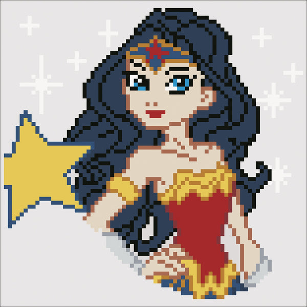 Dotz Diamond Dotz Young DC Wonder Woman - 8.7" X 8.7"