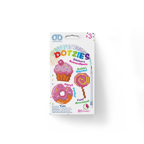 Dotz Diamond Dotz Yum - DOTZIES Stickers Kit
