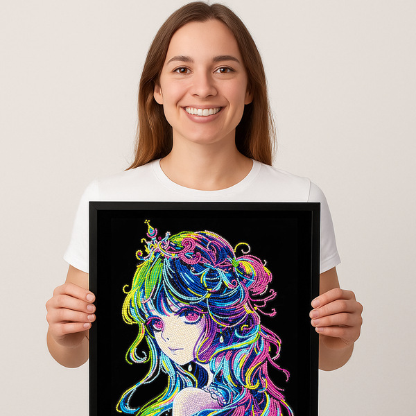 Dotz Neon Anime Princess 13.98 X 17.99 In