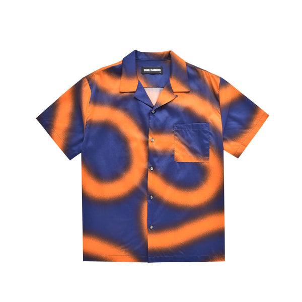 double rainbouu AMNESIA BLUE HAWAIIAN SHIRT